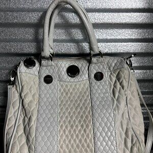 Jill Stuart Lamb Skin Quilted Leather Bag